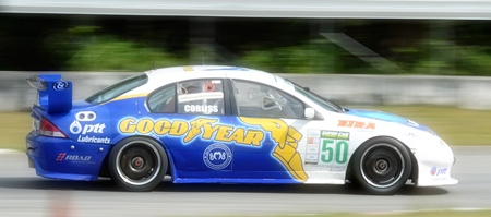 Thunder from Down-under Corliss V8 Falcon. (Photo by Martin Bilsborrow)